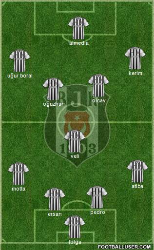 Besiktas JK Formation 2014