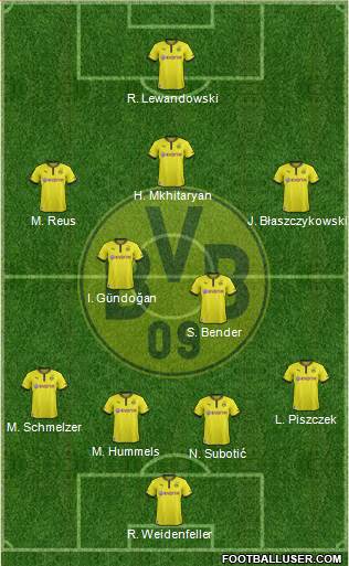 Borussia Dortmund Formation 2014