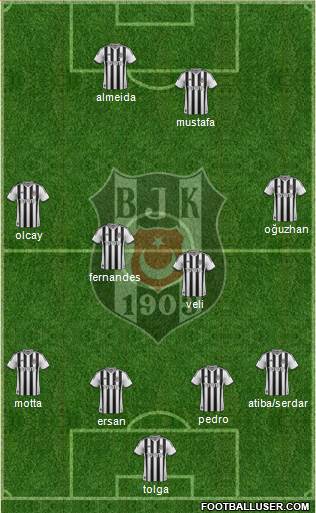 Besiktas JK Formation 2014