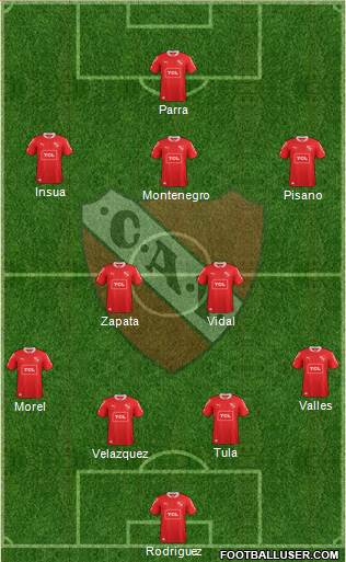 Independiente Formation 2014
