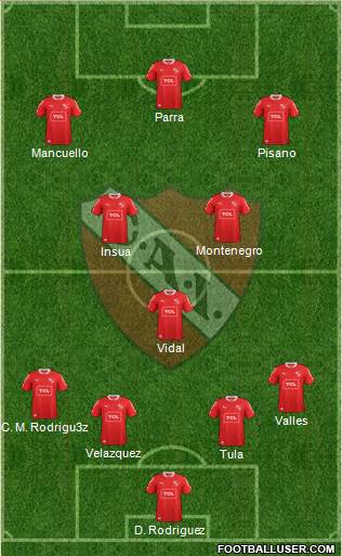 Independiente Formation 2014