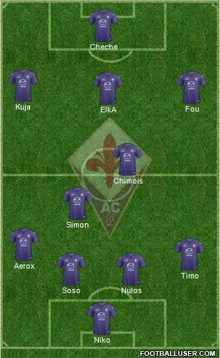 Fiorentina Formation 2014