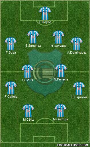 Gimnasia y Esgrima de Jujuy Formation 2014