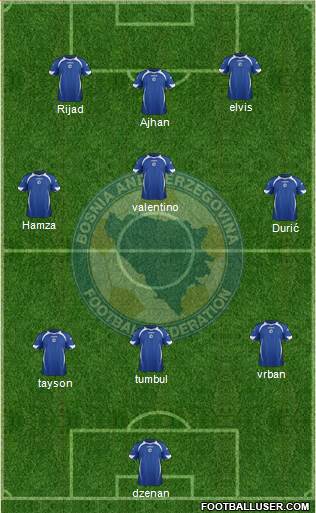 Bosnia and Herzegovina Formation 2014