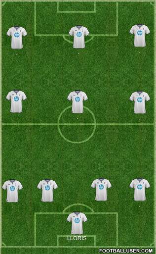 Tottenham Hotspur Formation 2014