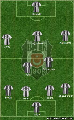Besiktas JK Formation 2014