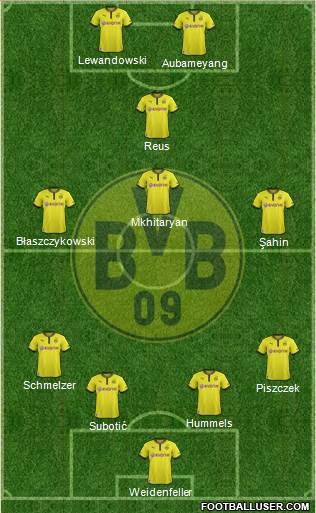 Borussia Dortmund Formation 2014