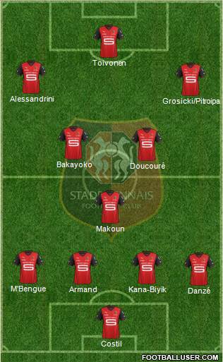 Stade Rennais Football Club Formation 2014