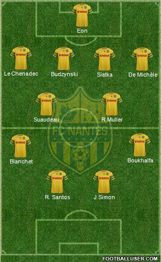 FC Nantes Formation 2014