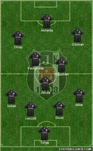 Besiktas JK Formation 2014
