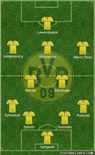 Borussia Dortmund Formation 2014