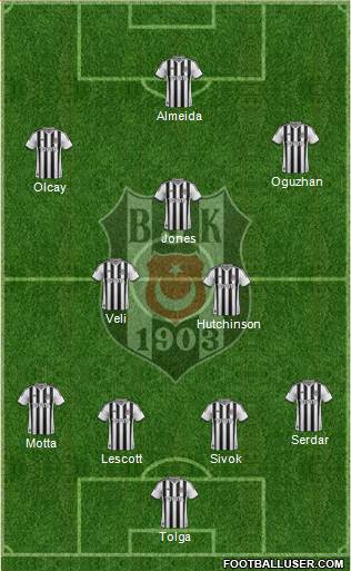 Besiktas JK Formation 2014