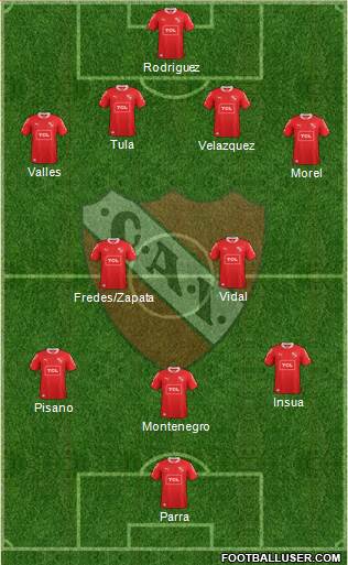 Independiente Formation 2014