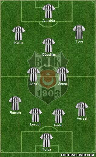 Besiktas JK Formation 2014
