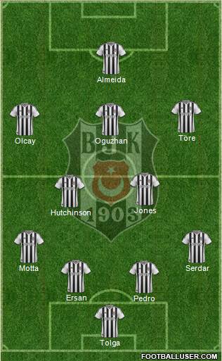 Besiktas JK Formation 2014