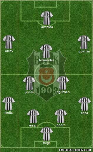 Besiktas JK Formation 2014