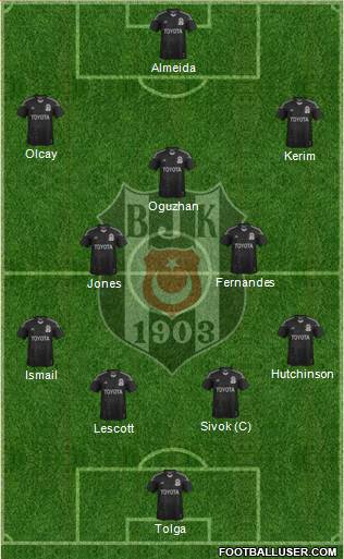 Besiktas JK Formation 2014