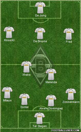 Borussia Mönchengladbach Formation 2014