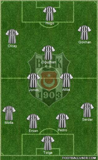 Besiktas JK Formation 2014