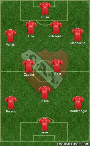 Independiente Formation 2014