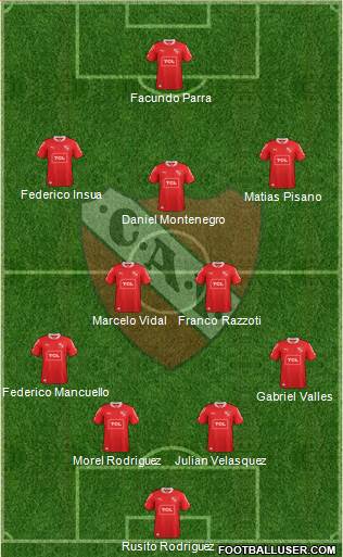 Independiente Formation 2014