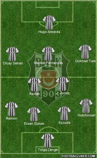 Besiktas JK Formation 2014