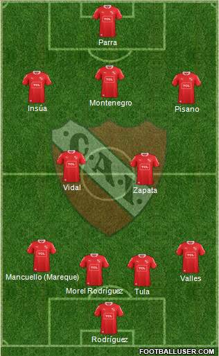 Independiente Formation 2014