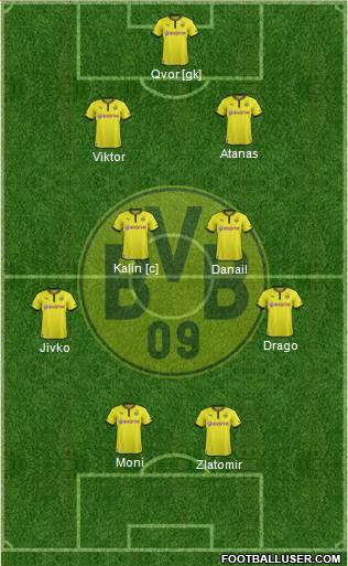 Borussia Dortmund Formation 2014