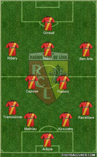 Racing Club de Lens Formation 2014