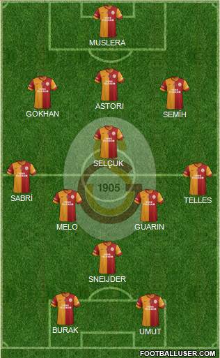 Galatasaray SK Formation 2014