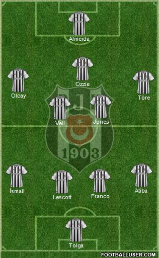 Besiktas JK Formation 2014