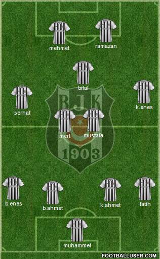 Besiktas JK Formation 2014