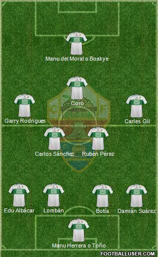 Elche C.F., S.A.D. Formation 2014