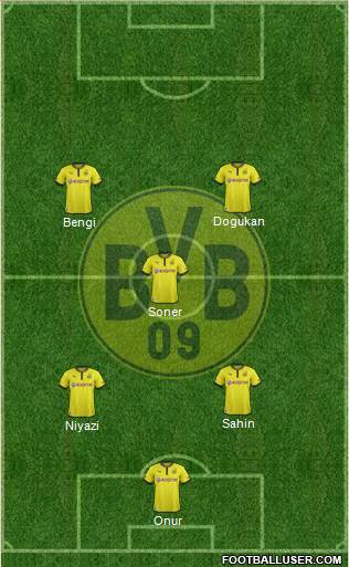 Borussia Dortmund Formation 2014