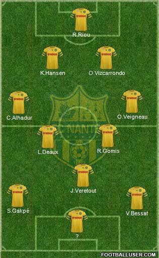 FC Nantes Formation 2014