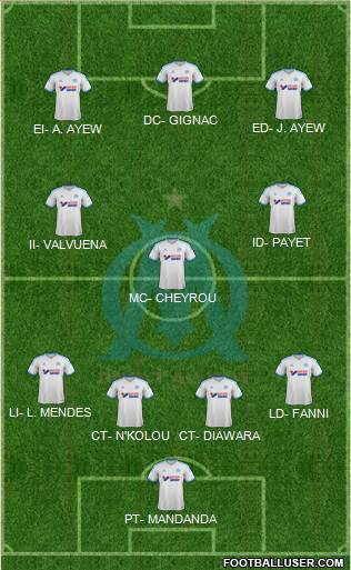 Olympique de Marseille Formation 2014