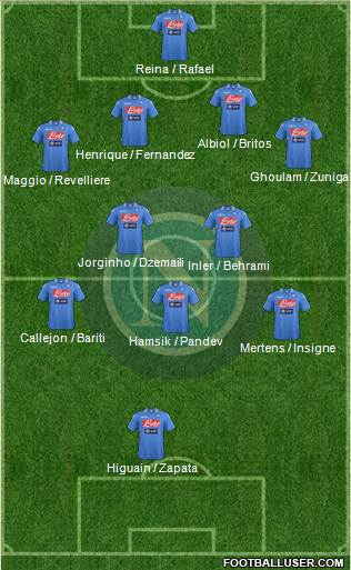 Napoli Formation 2014