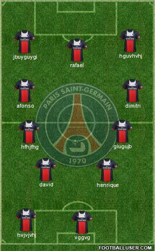 Paris Saint-Germain Formation 2014