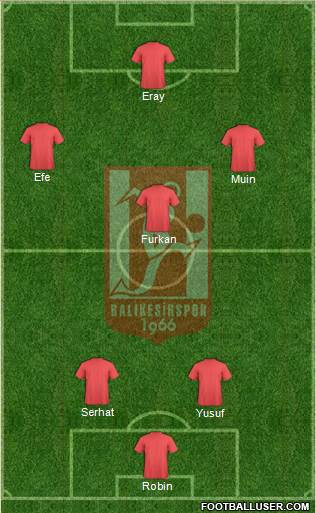 Balikesirspor Formation 2014