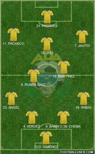 A.D. Alcorcón Formation 2014