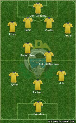 A.D. Alcorcón Formation 2014