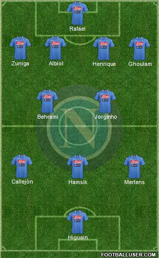 Napoli Formation 2014