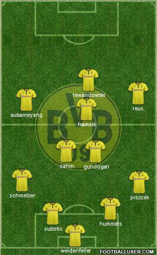 Borussia Dortmund Formation 2014