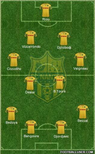 FC Nantes Formation 2014