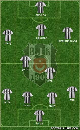 Besiktas JK Formation 2014