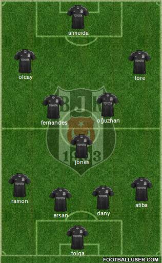 Besiktas JK Formation 2014