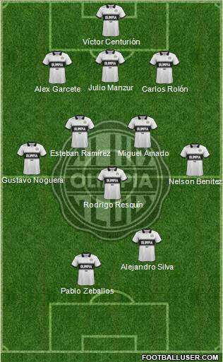 C Olimpia Formation 2014