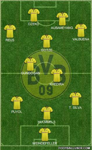 Borussia Dortmund Formation 2014