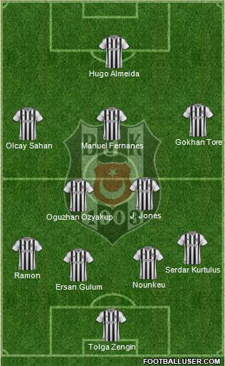 Besiktas JK Formation 2014