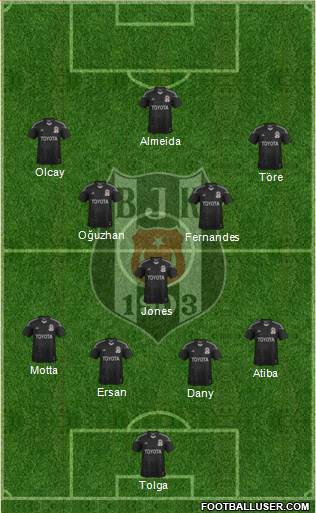 Besiktas JK Formation 2014